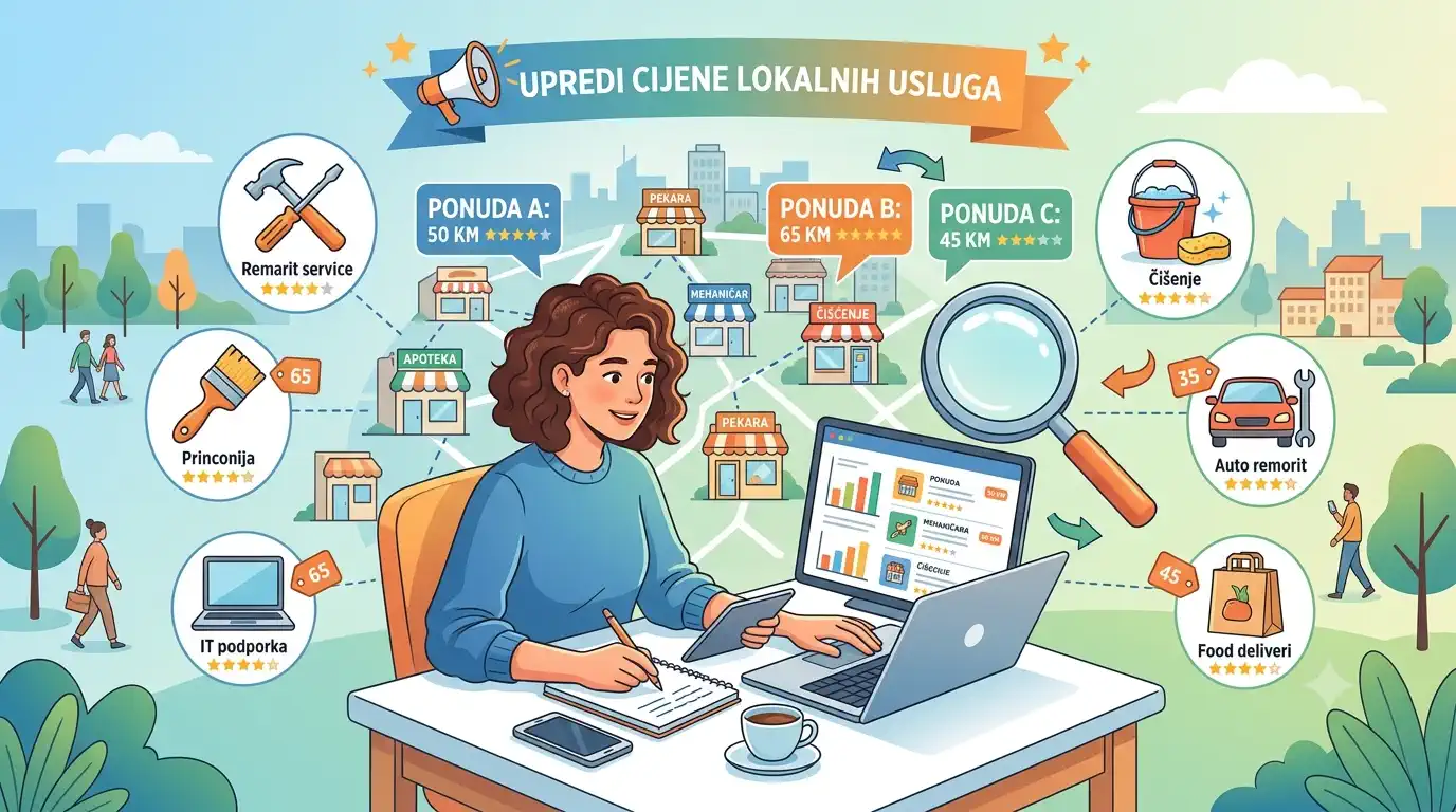 Kako uporediti cijene lokalnih usluga