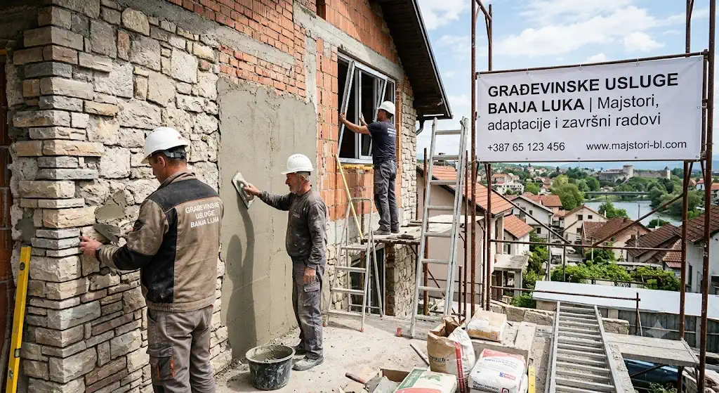 Građevinske usluge Banja Luka – majstori, renoviranje i završni radovi