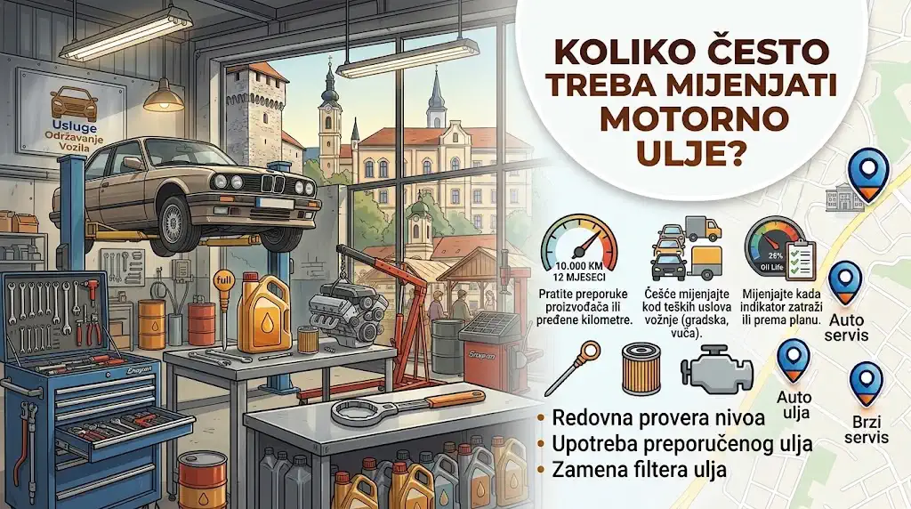 Kada mijenjati motorno ulje u automobilu