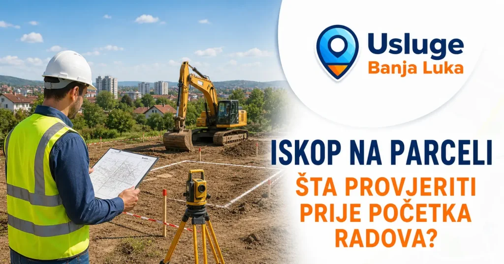 Iskop na parceli